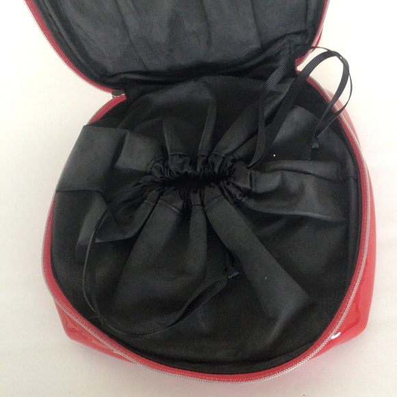CHRISTIAN DIOR GLOSSY RED MAKEUP COSMETICS BAG NWOT - Picture 10 of 14